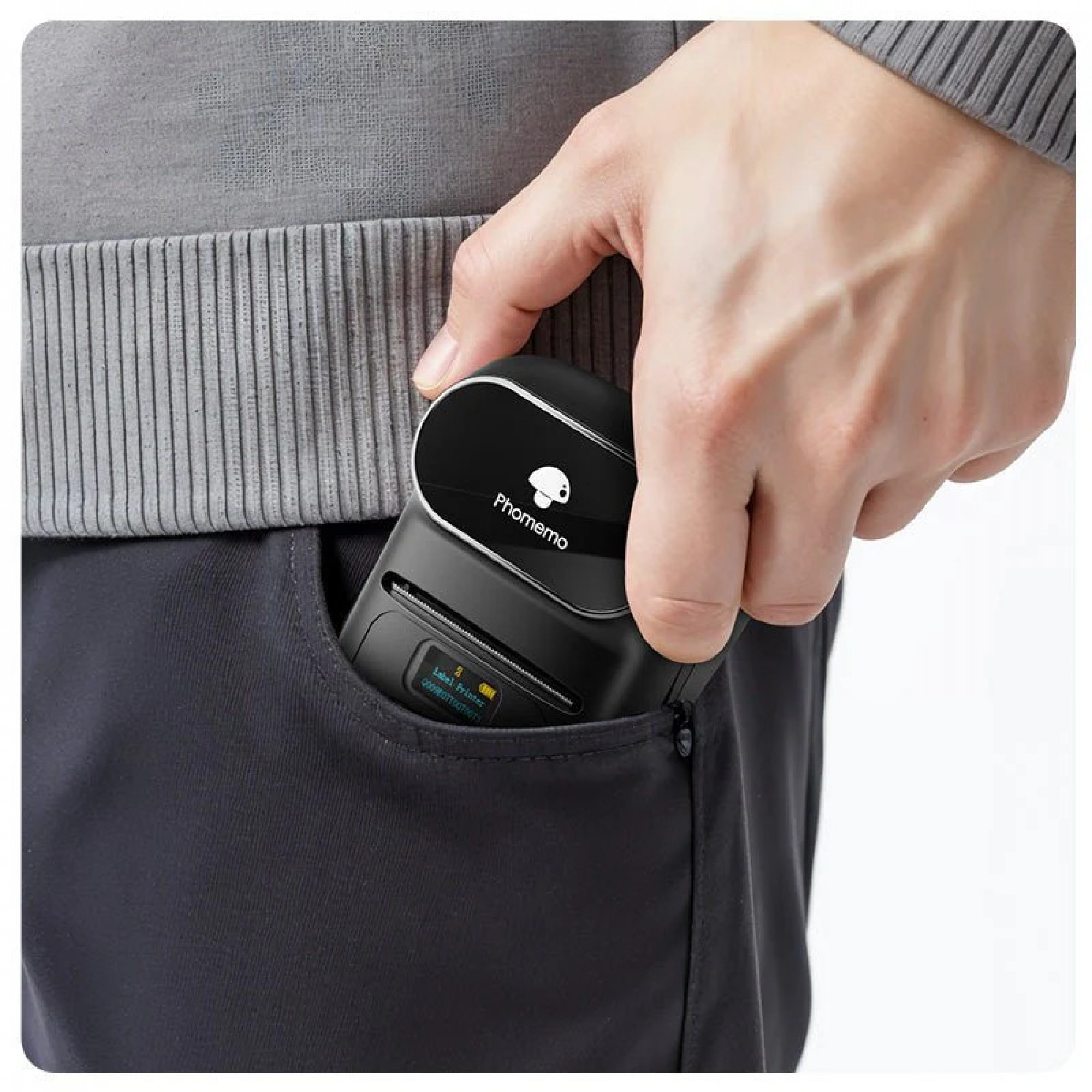 Портативний термопринтер етикеток Phomemo M110